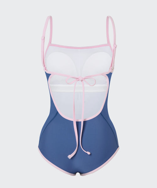 MUSINSA STANDARD WOMAN MUSINSA STANDARD WOMAN One-Piece Swimsuit Grayish Blue