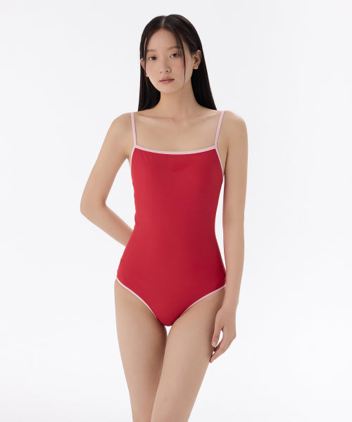 MUSINSA STANDARD WOMAN MUSINSA STANDARD WOMAN One-Piece Swimsuit Red