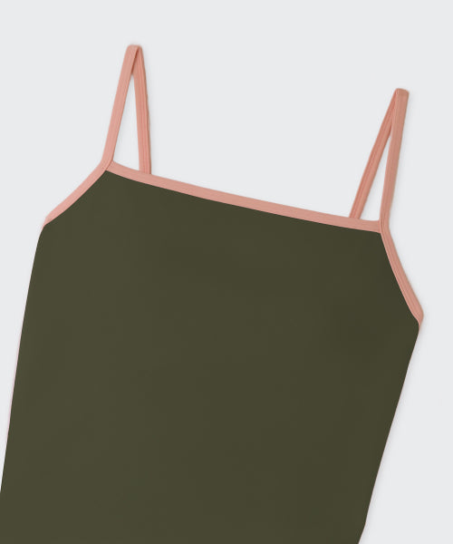 MUSINSA STANDARD WOMAN MUSINSA STANDARD WOMAN Women's One-Piece Swimsuit Khaki