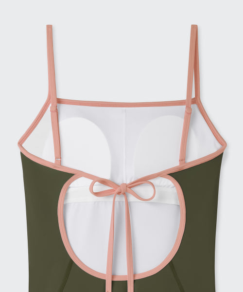 MUSINSA STANDARD WOMAN MUSINSA STANDARD WOMAN Women's One-Piece Swimsuit Khaki