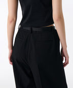 MUSINSA STANDARD WOMAN MUSINSA STANDARD WOMAN Slacks Low Waist [Black]