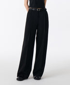 MUSINSA STANDARD WOMAN MUSINSA STANDARD WOMAN Slacks Low Waist [Black]