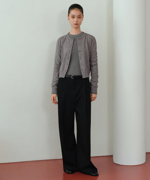 MUSINSA STANDARD WOMAN MUSINSA STANDARD WOMAN Slacks Low Waist [Black]