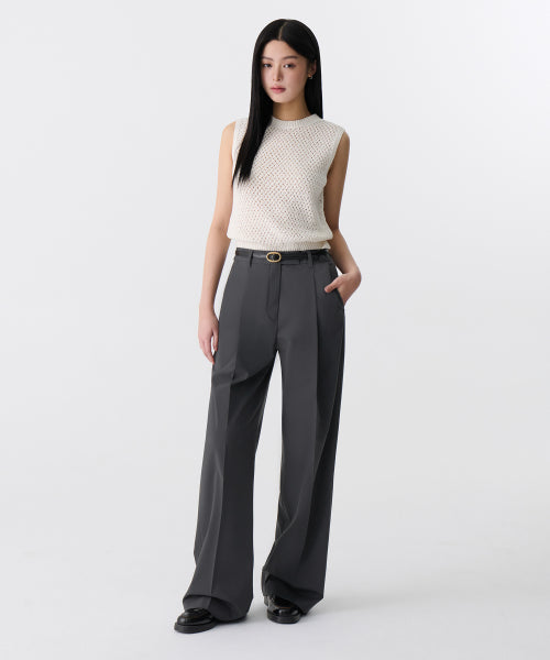 MUSINSA STANDARD WOMAN MUSINSA STANDARD WOMAN Slacks Low Waist Deep Tuck