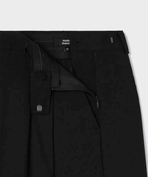MUSINSA STANDARD WOMAN MUSINSA STANDARD WOMAN Slacks Women's Lightweight [Black]