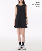 MUSINSA STANDARD WOMAN MUSINSA STANDARD WOMAN Women's Nylon Mini Dress (Black)