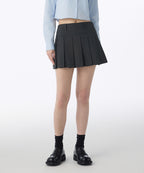 MUSINSA STANDARD WOMAN MUSINSA STANDARD WOMAN Women's Low Rise Pleated Mini Scotts [Gray] Size S