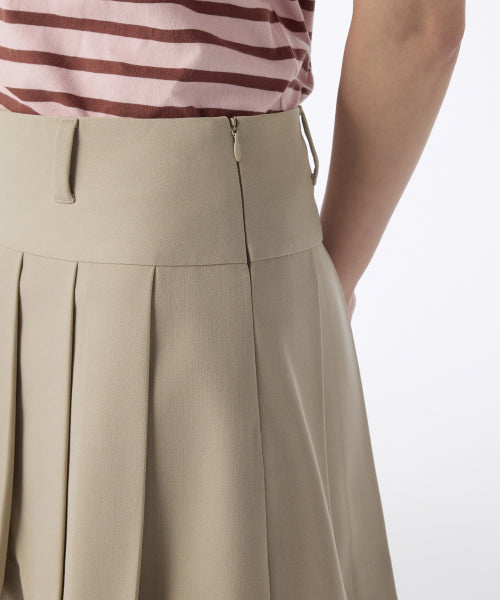 MUSINSA STANDARD WOMAN MUSINSA STANDARD WOMAN Women's Low Rise Pleated Mini Scotts [Warm Sand]