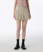 MUSINSA STANDARD WOMAN MUSINSA STANDARD WOMAN Women's Low Rise Pleated Mini Scotts [Warm Sand]
