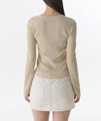 MUSINSA STANDARD WOMAN MUSINSA STANDARD WOMAN Cardigan Light Beige