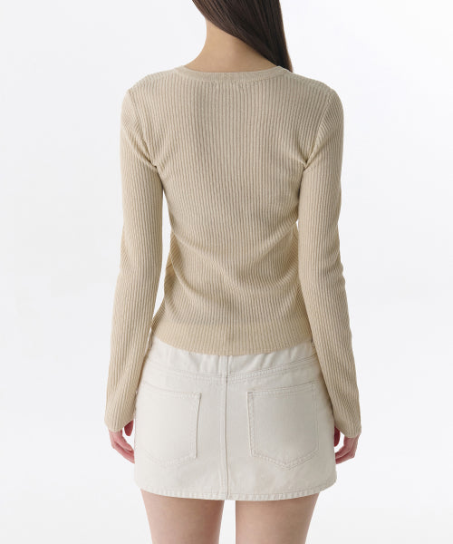 MUSINSA STANDARD WOMAN MUSINSA STANDARD WOMAN Cardigan Light Beige