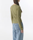 MUSINSA STANDARD WOMAN MUSINSA STANDARD WOMAN Cardigan Light Moss