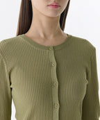 MUSINSA STANDARD WOMAN MUSINSA STANDARD WOMAN Cardigan Light Moss
