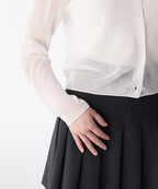 MUSINSA STANDARD WOMAN MUSINSA STANDARD WOMAN Women's Sheer Round Neck Cardigan [White]