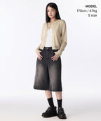 MUSINSA STANDARD WOMAN MUSINSA STANDARD WOMAN Women's Sheer Round Neck Cardigan [Light Beige]
