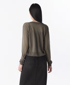MUSINSA STANDARD WOMAN MUSINSA STANDARD WOMAN Cardigan Sheer Warm Gray