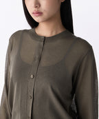 MUSINSA STANDARD WOMAN MUSINSA STANDARD WOMAN Cardigan Sheer Warm Gray