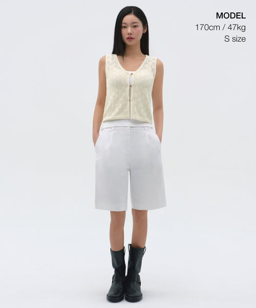 MUSINSA STANDARD WOMAN MUSINSA STANDARD WOMAN Women's Knit Vest [Cream]