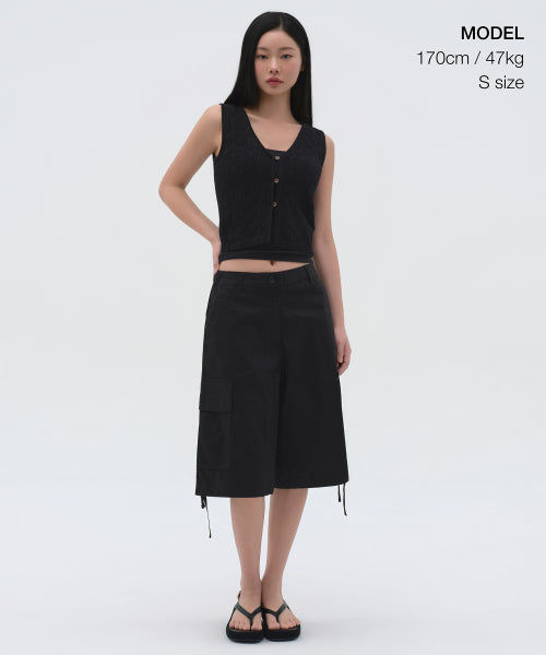 MUSINSA STANDARD WOMAN MUSINSA STANDARD WOMAN Women's Knit Vest Black
