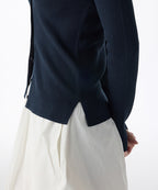 MUSINSA STANDARD WOMAN MUSINSA STANDARD WOMAN Women's Ribbed Slim Cardigan Dark Navy