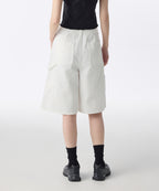 MUSINSA STANDARD WOMAN MUSINSA STANDARD WOMAN Women's Carpenter Bermuda Denim Pants (White)