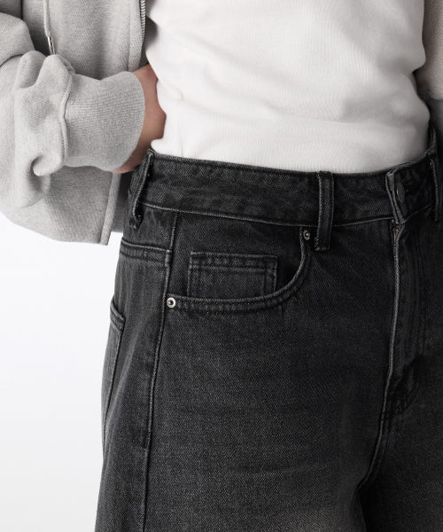 MUSINSA STANDARD WOMAN MUSINSA STANDARD WOMAN Women's Big Brush Wide Bermuda Denim Pants