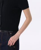 MUSINSA STANDARD WOMAN MUSINSA STANDARD WOMAN Women's Cable Short Sleeve Cardigan (Size M)