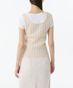 MUSINSA STANDARD WOMAN MUSINSA STANDARD WOMAN Women's Cable Knit Sleeveless Top (Size L)