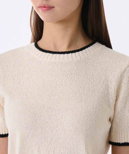 MUSINSA STANDARD WOMAN MUSINSA STANDARD WOMAN Women's Mini Bouclinger Short Sleeve Knit Size S