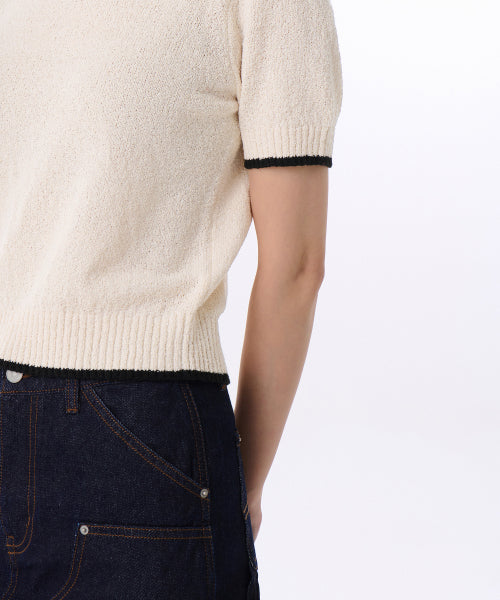 MUSINSA STANDARD WOMAN MUSINSA STANDARD WOMAN Women's Mini Bouclinger Short Sleeve Knit Size S