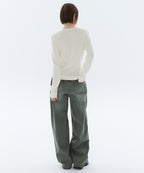 MUSINSA STANDARD WOMAN MUSINSA STANDARD WOMAN Denim Wide Pants Khaki Gray
