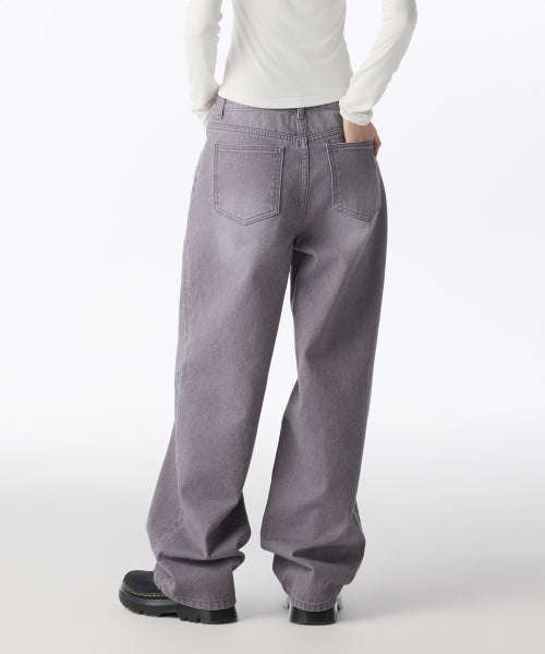 MUSINSA STANDARD WOMAN MUSINSA STANDARD WOMAN Women's Denim Pants Purple Gray
