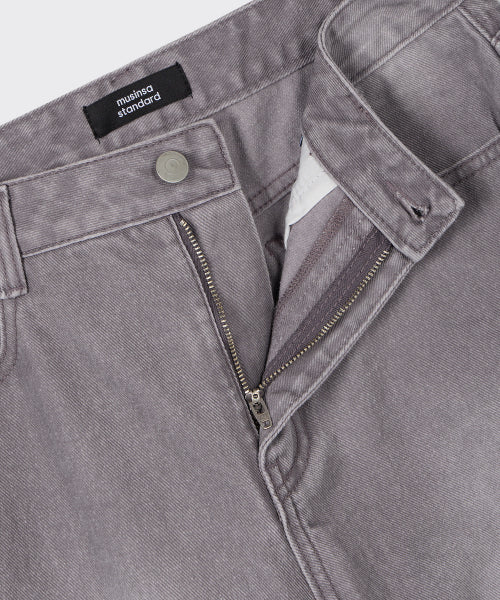 MUSINSA STANDARD WOMAN MUSINSA STANDARD WOMAN Women's Denim Pants Purple Gray