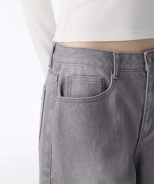 MUSINSA STANDARD WOMAN MUSINSA STANDARD WOMAN Women's Denim Pants Purple Gray