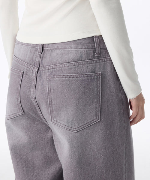 MUSINSA STANDARD WOMAN MUSINSA STANDARD WOMAN Women's Denim Pants Purple Gray