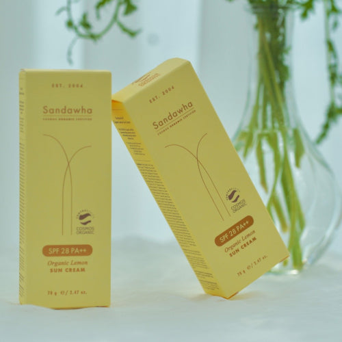 SANDAWHA SANDWHA Organic Lemon Sun Cream SPF 50 70g