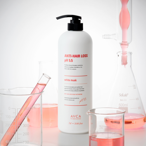 AVCA Mildly acidic scalp care hair loss functional shampoo white musk scent 1000ml