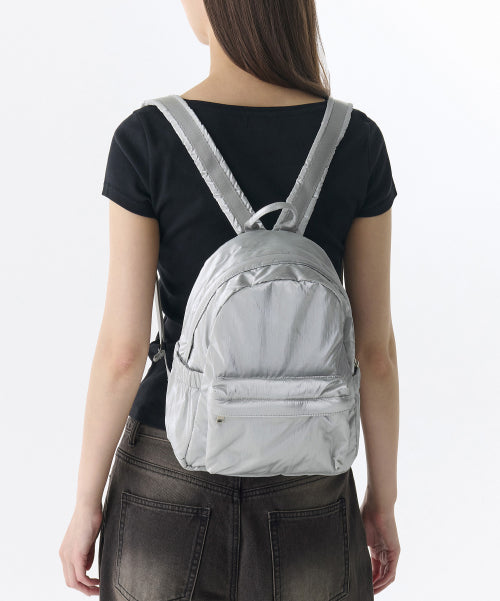 MUSINSA STANDARD WOMAN MUSINSA STANDARD WOMAN Shiny Mini Backpack Silver