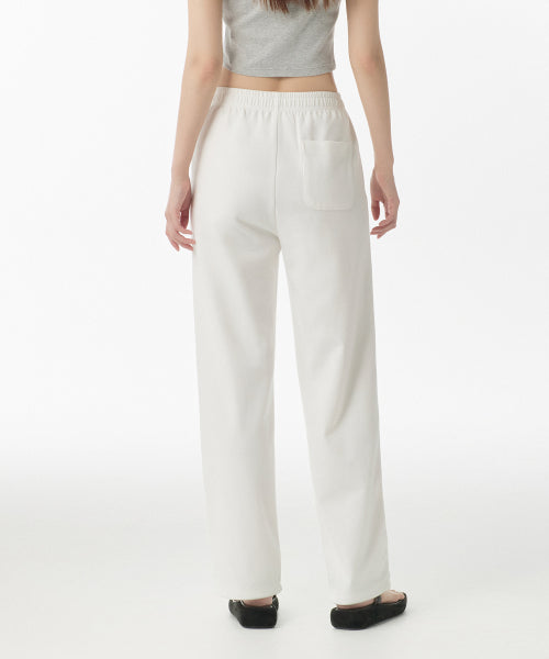 MUSINSA STANDARD WOMAN Lounge Sweat Pants for Women - White