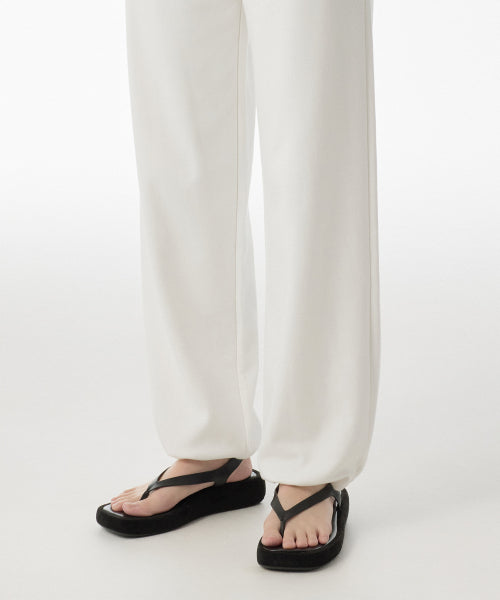 MUSINSA STANDARD WOMAN Lounge Sweat Pants for Women - White