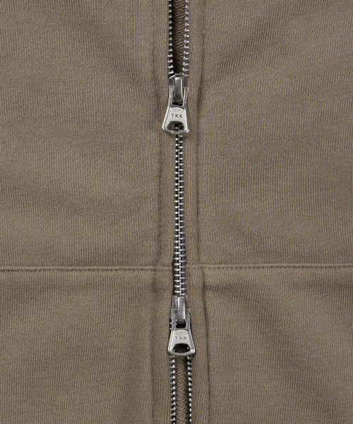 MUSINSA STANDARD WOMAN MUSINSA STANDARD WOMAN Women's Hoodie Crop Zip-up [Taupe]