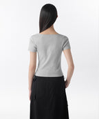 MUSINSA STANDARD WOMAN MUSINSA STANDARD WOMAN T-Shirt Medium Gray