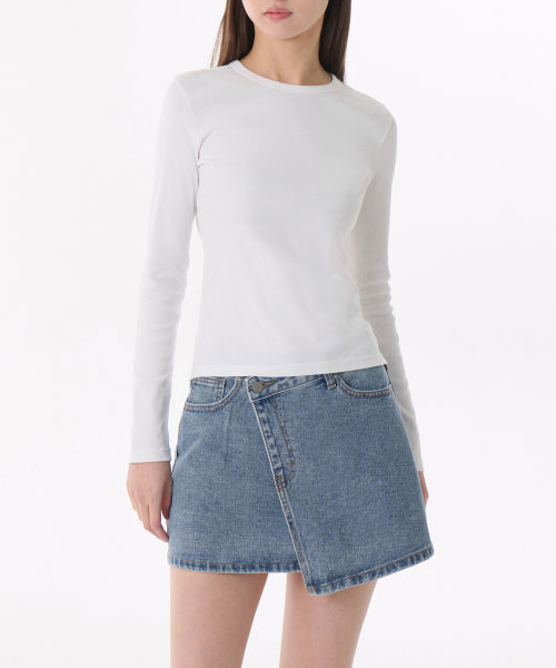 MUSINSA STANDARD WOMAN MUSINSA STANDARD WOMAN T-Shirt Slim Fit