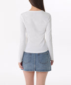 MUSINSA STANDARD WOMAN MUSINSA STANDARD WOMAN T-Shirt Slim Fit