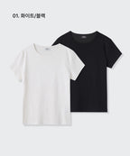 MUSINSA STANDARD WOMAN MUSINSA STANDARD WOMAN T-Shirt 2 Pack
