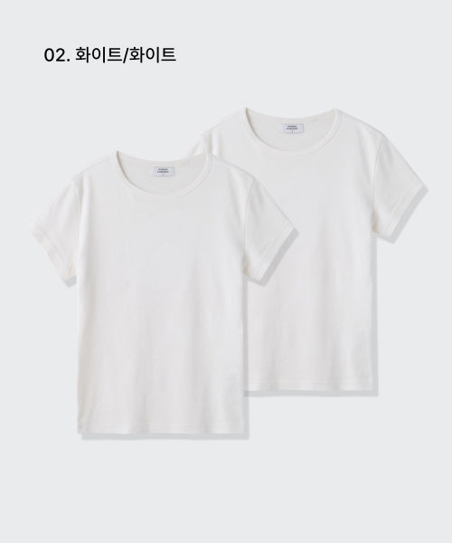 MUSINSA STANDARD WOMAN MUSINSA STANDARD WOMAN T-Shirt 2 Pack