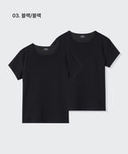 MUSINSA STANDARD WOMAN MUSINSA STANDARD WOMAN T-Shirt 2 Pack
