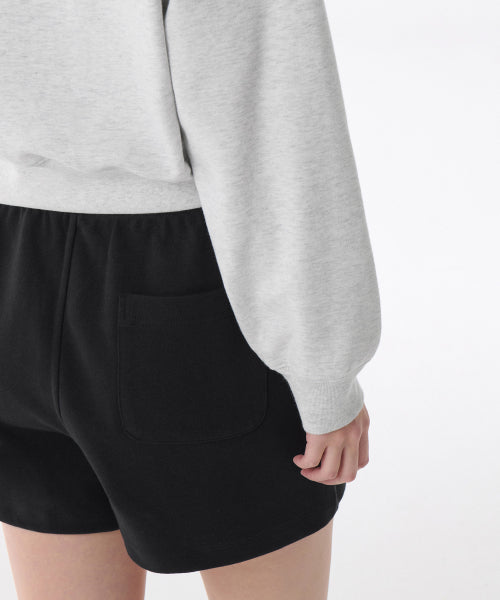 MUSINSA STANDARD WOMAN MUSINSA STANDARD WOMAN Sweatshirt Collared Melange Light Gray