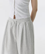 MUSINSA STANDARD WOMAN MUSINSA STANDARD WOMAN Sweatshirt Women's One Tuck Bermuda Sweatpants (Size)