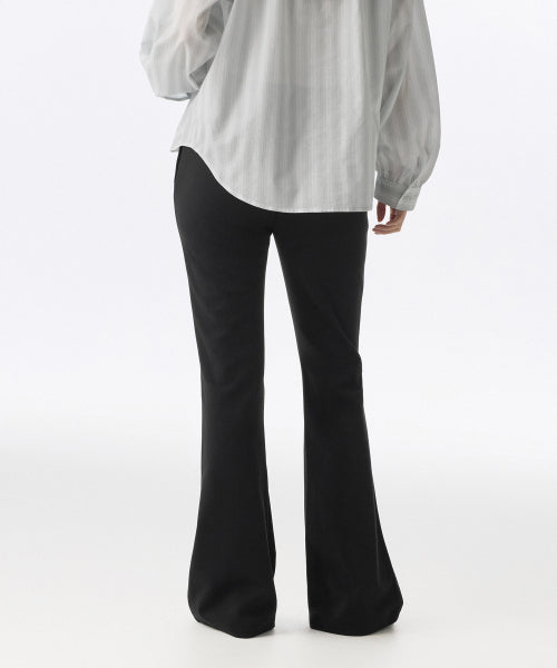 MUSINSA STANDARD WOMAN Flare Sweatpants for Women - Black